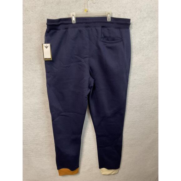 Jewel House Pants Mens 4XL Blue Colorblock Joggers Sweatpants 100% Polyester - Picture 11 of 11
